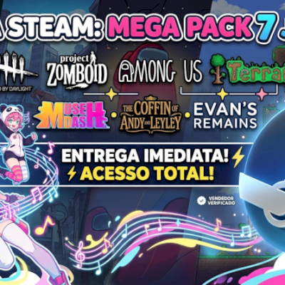🎮 MEGA PACK: 2 Contas Steam Prontas (7 Jogos no Total!)