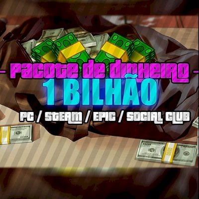 GTA V  (level opcional entre 1500-8000)  1 BILHAO NA CONTA      UP DE CONTA