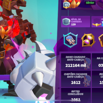 Conta RARA skins 1* passe e Título RARO Sênior +1.3k gastos