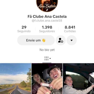 Vendo conta do tik Tok bem engajada