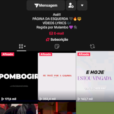 VENDE-SE CONTA ALTA DO TIK TOK