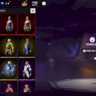 Conta de Free Fire(FF) relíquia