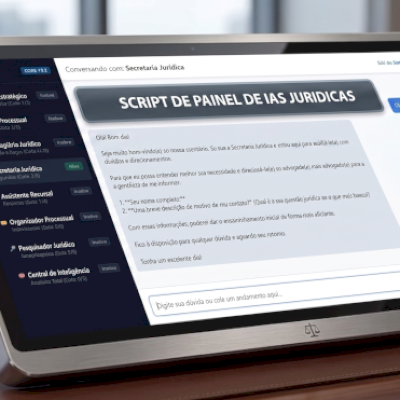 Script Painel Ias Juridica Multiespecialista Para Advogados