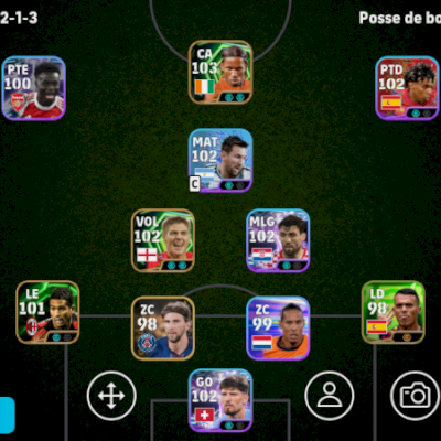 Conta Efootball Força 3106 3 Icons e 4 Showtimes Brabos