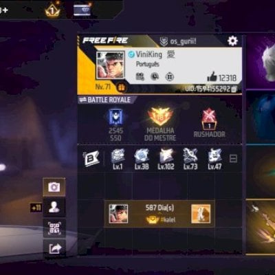 Conta Free fire
