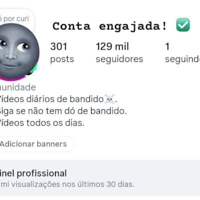 Conta Instagram 130k (Story 5k+ no orgânico)