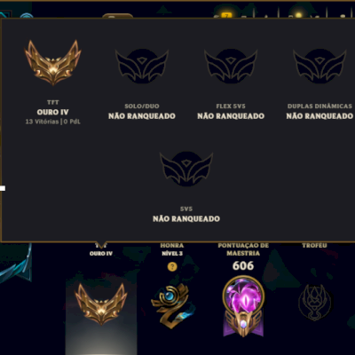 Unranked com TODOS os Champs e 116 Skins ( MID / TOP )