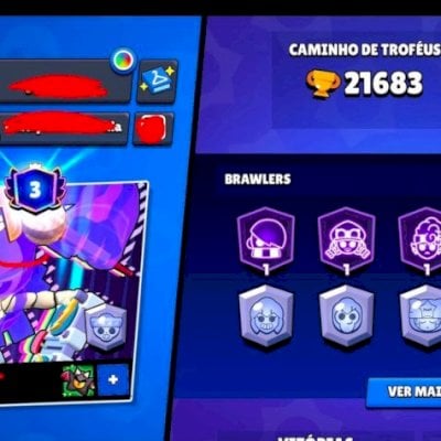 [BARATO] CONTA DE BRAWL STARS | 21K DE TROFÉUS |71 BRAWLERS + 5 LENDARIOS