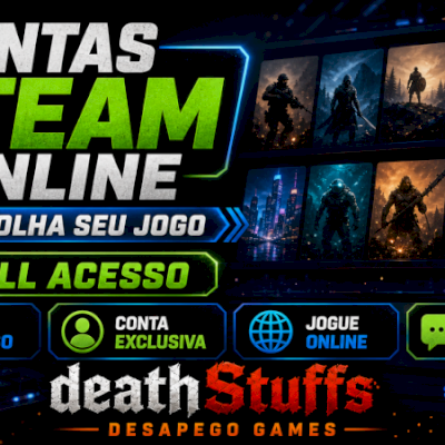 CONTAS ONLINE STEAM [FULL ACESSO] - APENAS SUA - PERMANENTE - MELHORES CONTAS
