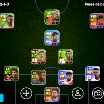Conta Efootball Força 3114 2 Icons e 2 Showtimes Brabos