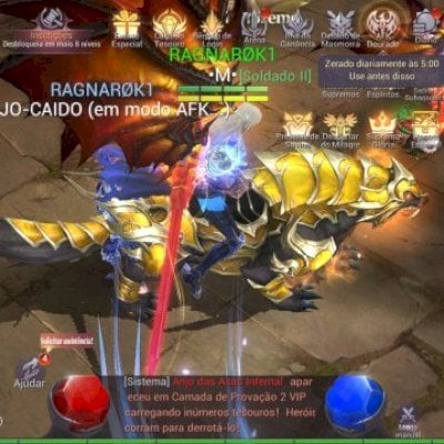 Vendo conta top 2  Mu dark awakening servidor novo