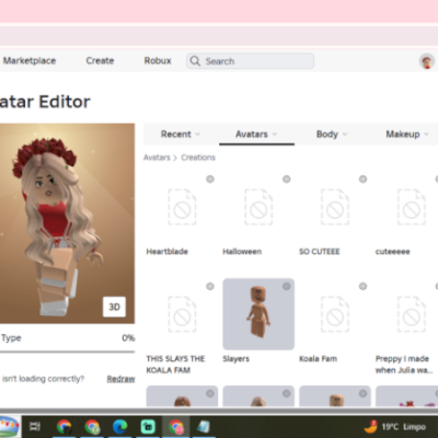 Conta feminina com mais de 20mil robux gastos !!!promoção!!!