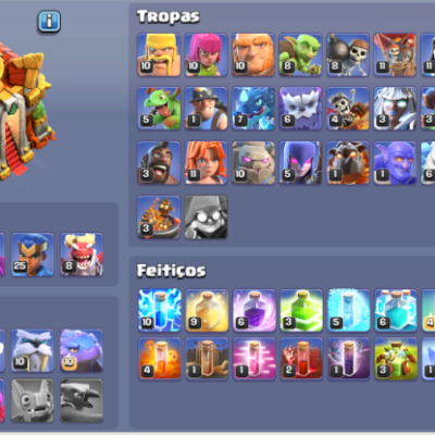 CONTA CLASH OF CLANS | FULL ACESSO | CV 16