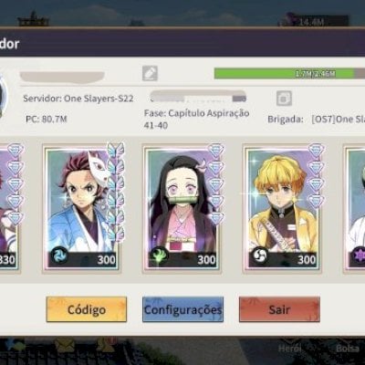 PROMOÇÃO [ FOGO DO SOL: RESPIRAÇÃO DO SOL] KIMETSU JOGO MOBILE