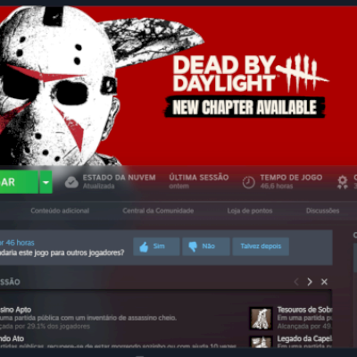 🎮Conta com Dead by Daylight, Among us e muito mais‼️