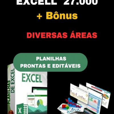 Mega Pacote Planilhas Editáveis + Bônus