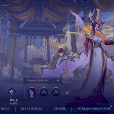 Conta lvl 71 wild rift