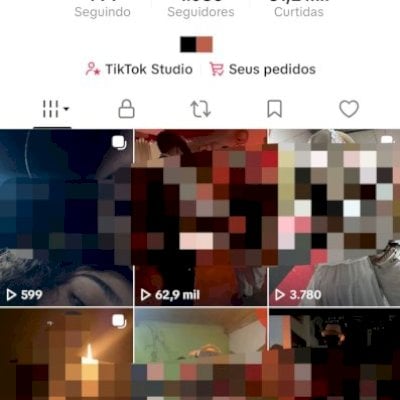 Conta Tik Tok alto engajamento