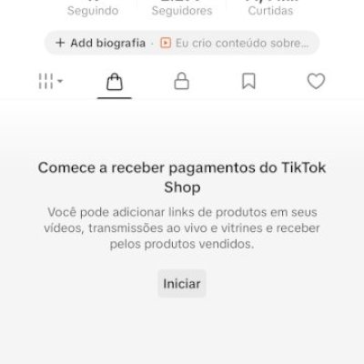 Vendo conta do tik Tok com shop liberado