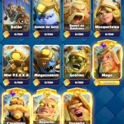 CONTA CLASH ROYALE NÍVEL 76