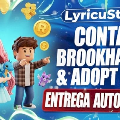CONTA ADOPTME E BROOKHAVEN, COM VARIAS GAMEPASSES, COM VARIAS ROUPAS e MM2