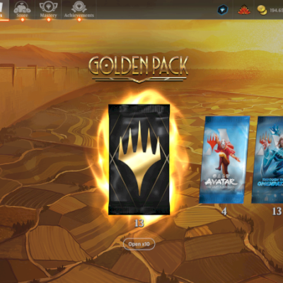 Magic Arena +300 Packs + 200k Gold +1,2k Gem +200 common wildcards +238 uncommon