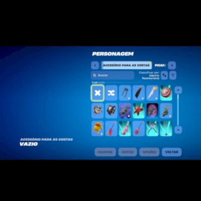 Fortnite 305 Skins + 400 Mochilas + 224 Asa delta - 5k carreira