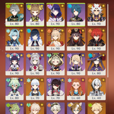 AR60 Conta Main Com 12 Personagens 5⭐