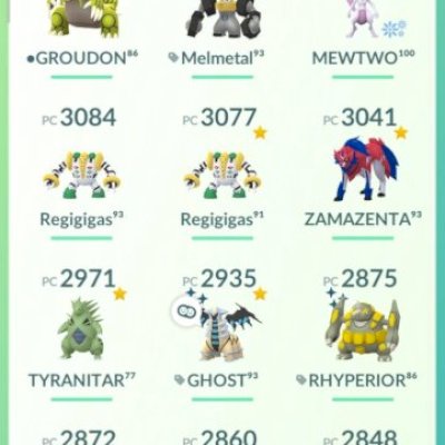 CONTA POKÉMON GO 131 SHINYS, MUITOS HUNDOS, 2 SHUNDOS 76 LEND