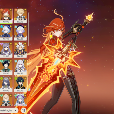 Conta Genshin Impact Ar60 AyakaC5 Biss + 29 Personagens 5*