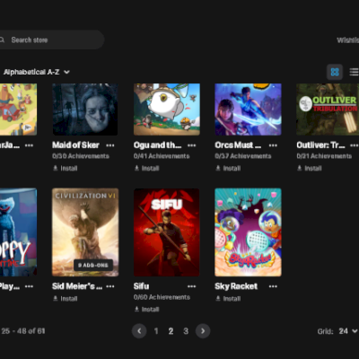 Conta Epic Games com +60 Jogos Pagos