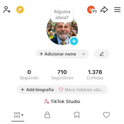 CONTA TIK TOK 710 SEG E 1,3K DE CURTIDAS (CONTAS TIK TOK)
