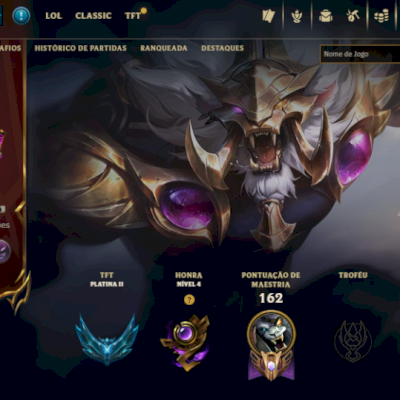 CONTA  MAIN RENGAR +MORDEKAISER SANH UZAL EXALTADO [GACHA]