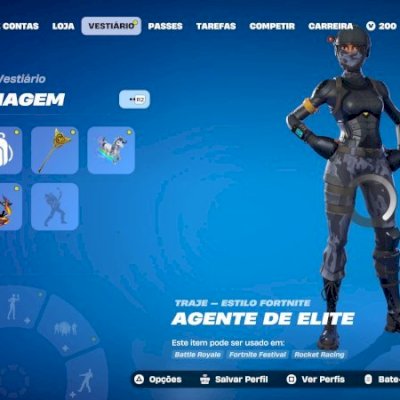 CONTA FORTNITE +500SKIN, PASSES S3, PARAQUEDAS UNICÓRNIO 600R$ MACHADO KRATOS