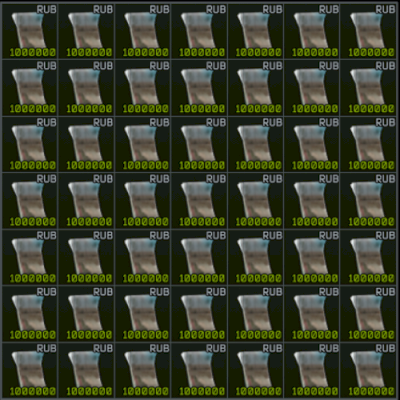 10M Rublos Escape From Tarkov