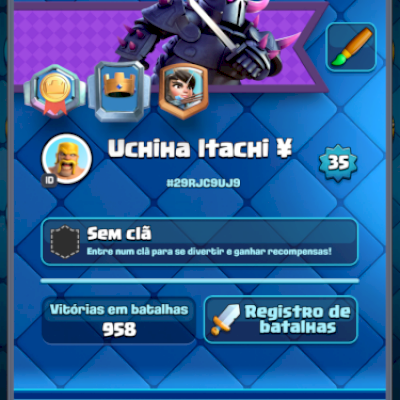 Conta Clash Royale