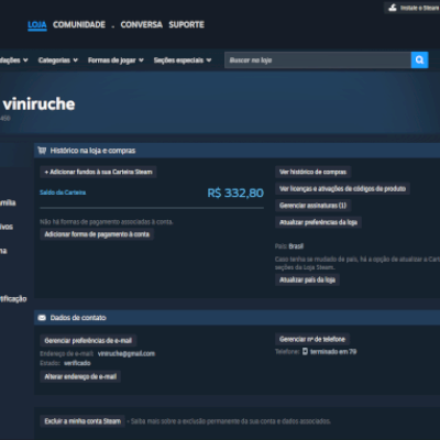 Vendo jogo Steam