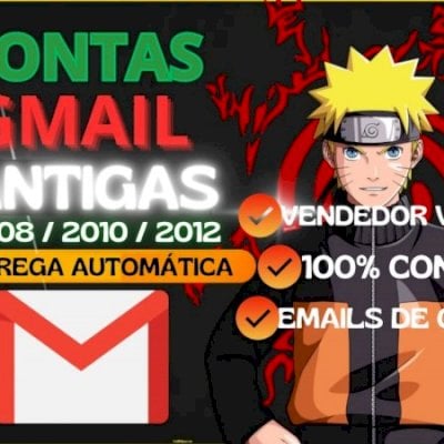 [MENOR PREÇO]Conta Gmail Antiga 2008 / 2010 / 2012 [Entrega Automática]