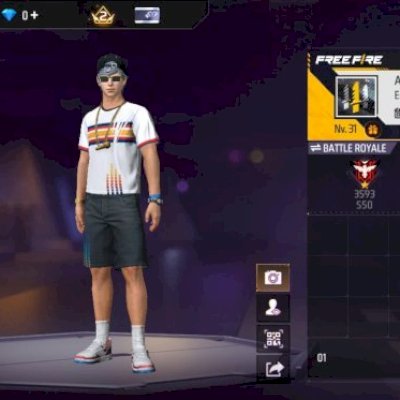 CONTA FREE FIRE LEVEL 31 + 1100 LIKES