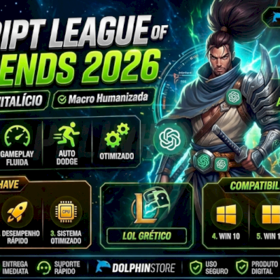 🔥Script League of Legends 2026 Vitalício Macro Humanizado🔥