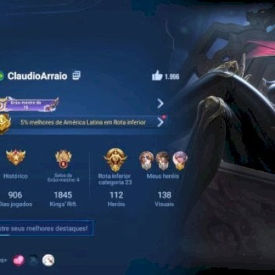 Conta Honor of Kings FULL: 112 Heróis + 138 Skins de vários eventos 🔥