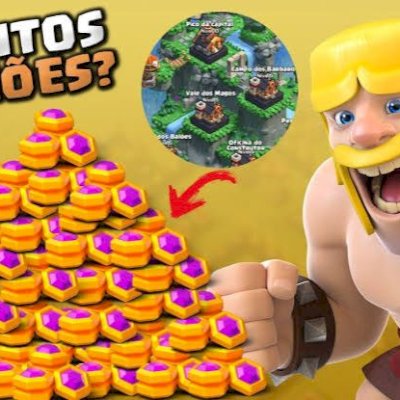 CLASH OF CLANS OURO DA RAIDE - UPGRADE DA CAPITAL - 20 MILHÕES DE OURO POR 50,00