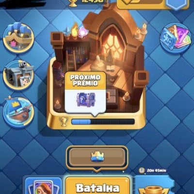 12k trofeus, torre 14 com 15 evos