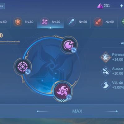 Conta com 295 skins, 127 heróis