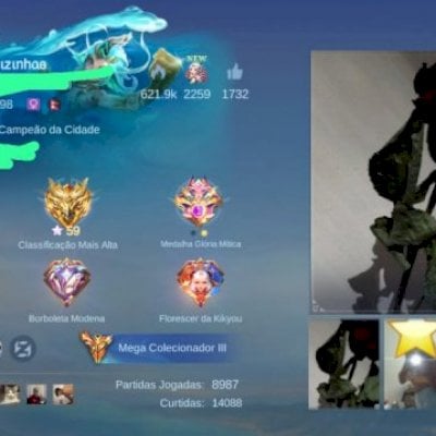 Conta  antiga, com muitas skins