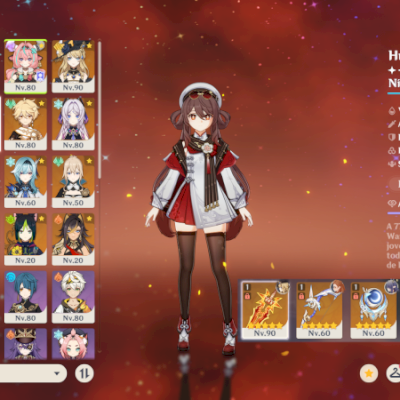 GENSHIN IMPACT - AR56, 27T5 Hutao C1 + Bis, Ineffa C1, Lauma + Bis, Furina...dia