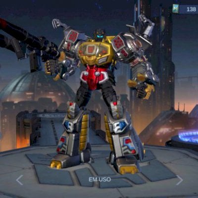 Conta mobile Skin transformers Roger