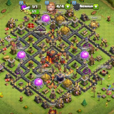 Conta de clash of clans
