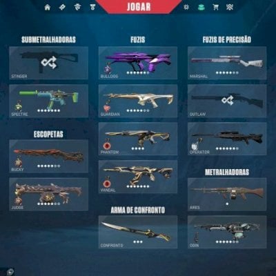 CONTA VALORANT SKIN DE TODAS AS ARMA +4k gastos