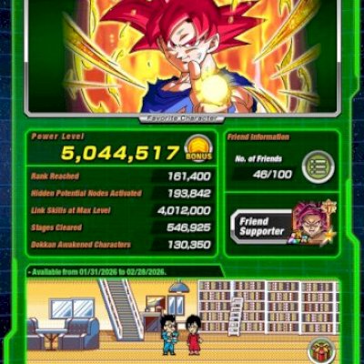 Vendendo end game de Dokkan Battle